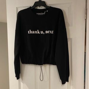 H&M Ariana Grande “Thank you Next” sweatshirt M